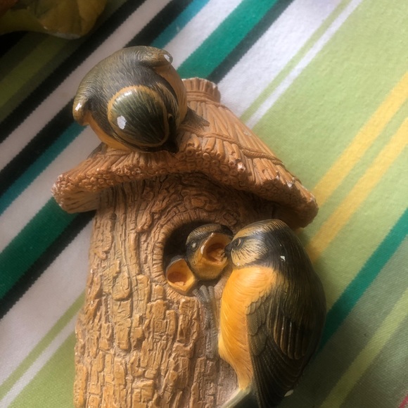 Vintage Bosson chalkware “ blue tits” 1967 made in England - Picture 2 of 5